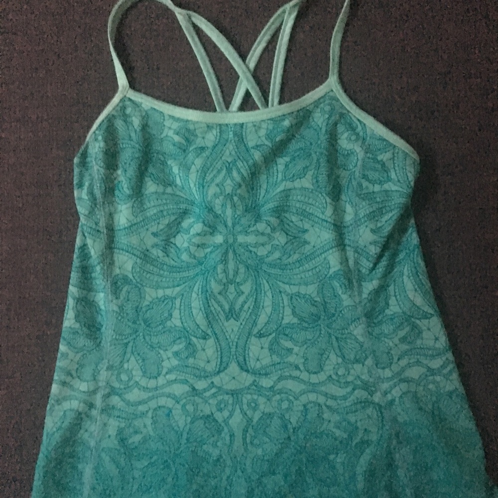Light Blue Athleta Workout Tank Top Size XS